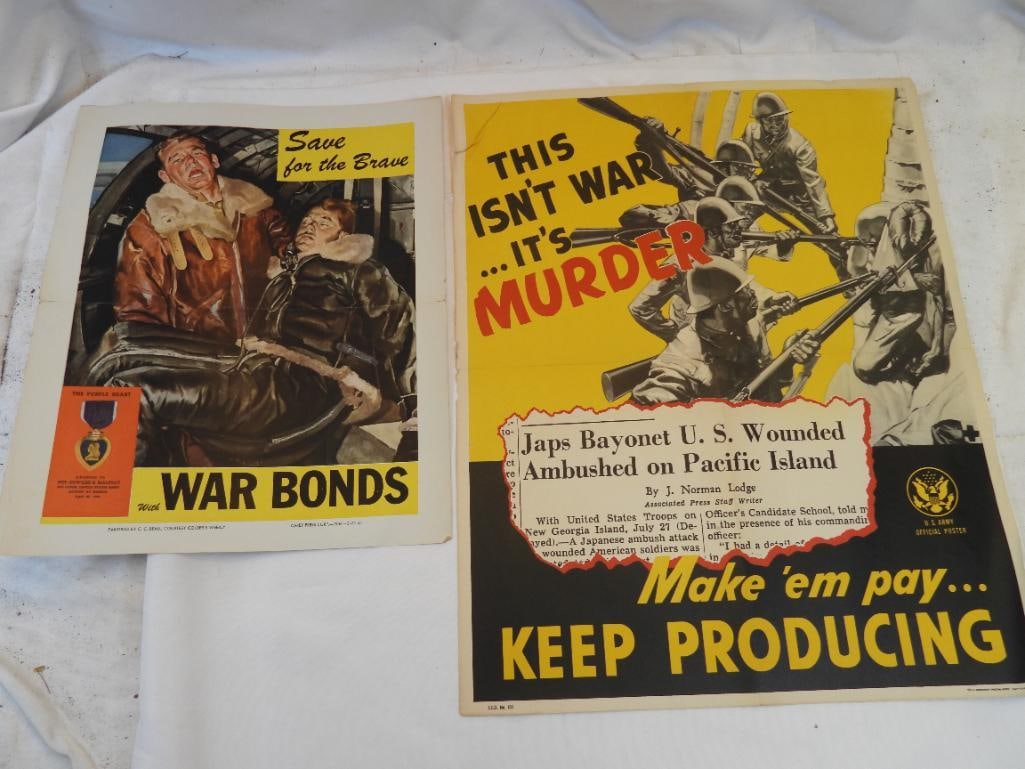 Two Vintage WWI Propaganda Posters (1 of 10)
