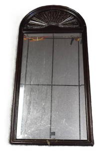 Large Bombay & Company Mahogany Framed Mirror: Large Bombay & Company mirror in approx. 18" wide by 28" tall mahogany frame