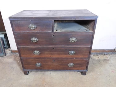 Antique Mahogany two over three chest of drawers
