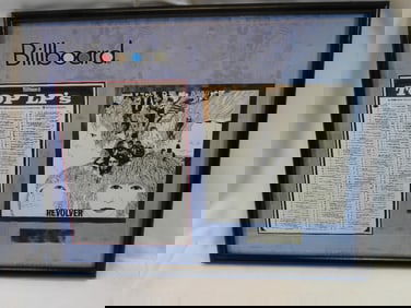 Billboard Collection's Edition commemorative BEATLES plaque reprint