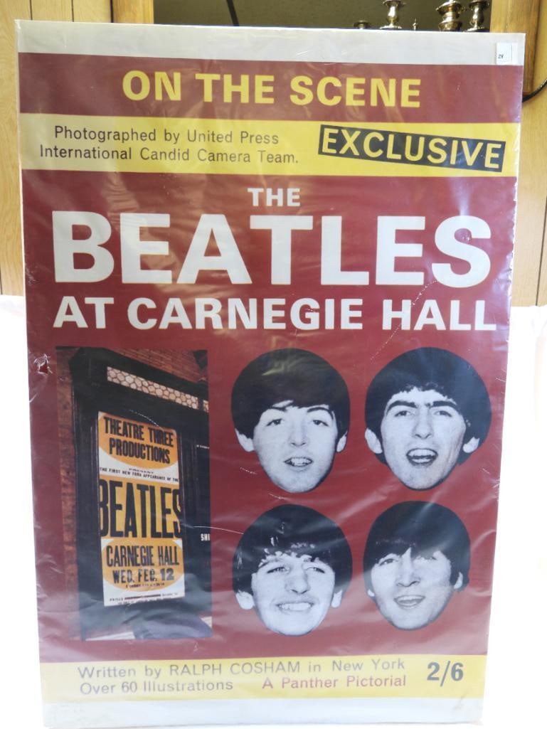 The BEATLES at Carnegie Hall 24" x 36" poster (1 of 5)