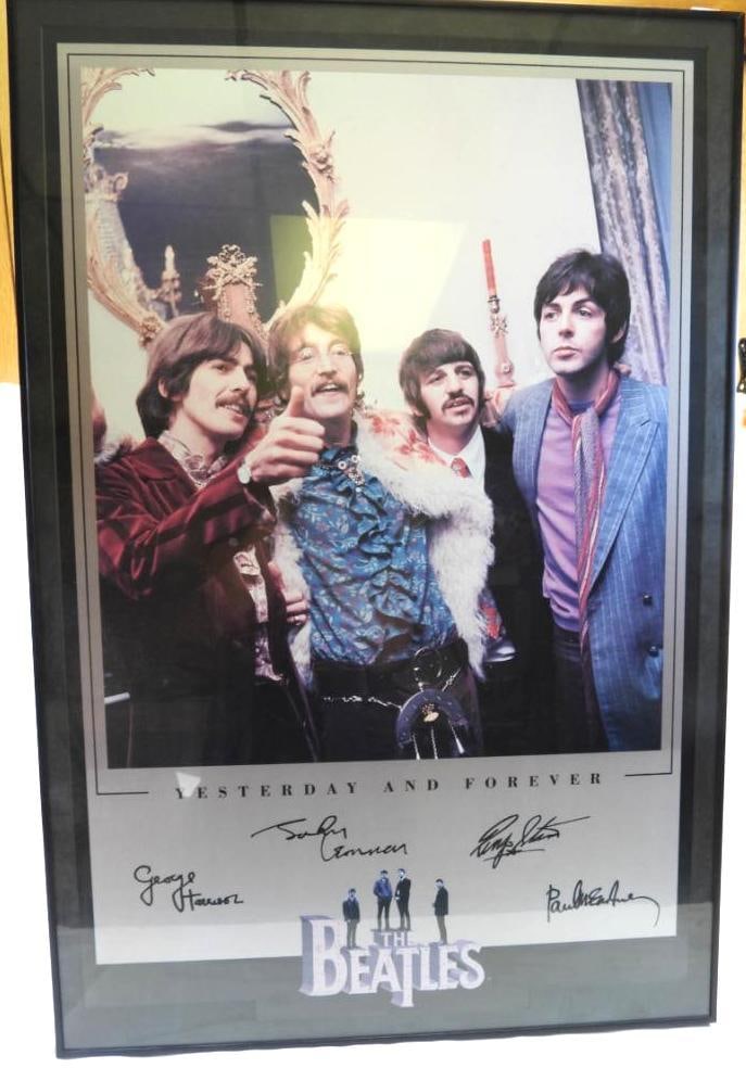 Yesterday and Forever BEATLES framed poster, 24" x 36" (1 of 6)