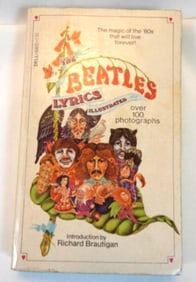 Vintage BEATLES Lyrics Illustrated by Richard Bautigan (1976)