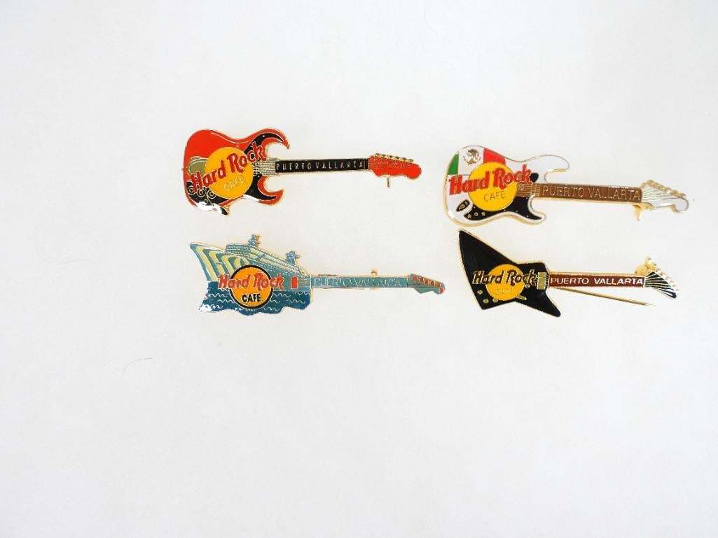LOT OF 18 Puerto Vallarta Hard Rock Café pins: LOT OF 18 Puerto Vallarta Hard Rock Café pins, see photos for designs