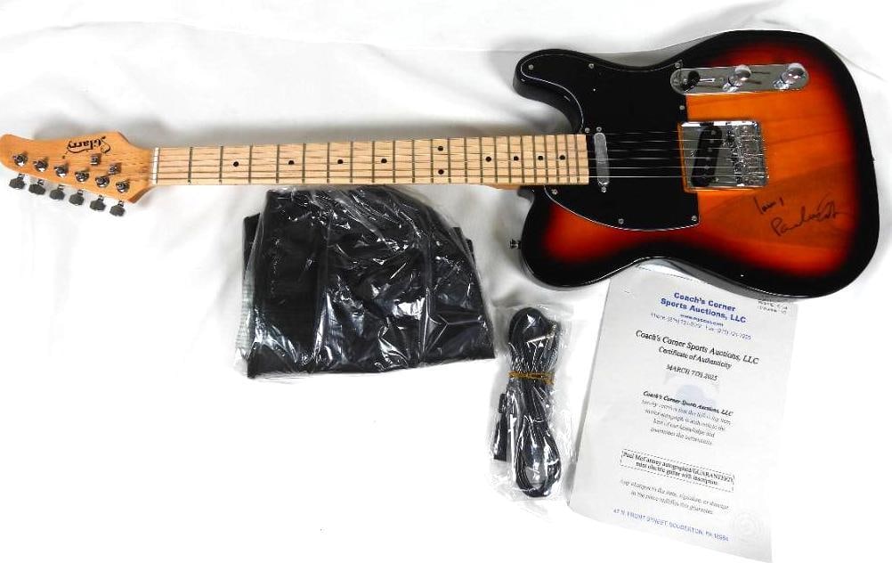 Paul MCCARTNEY autographed electric guitar (1 of 13)