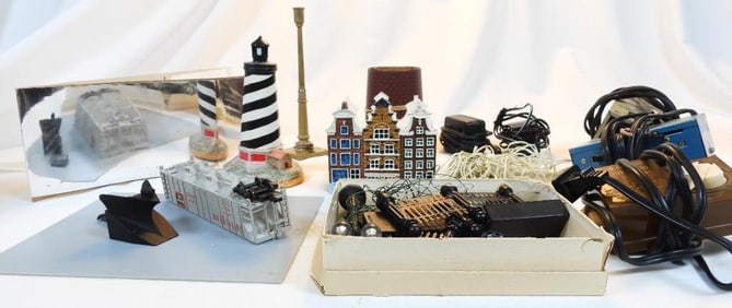 Huge LOT OF Model Train transformers and accessories