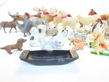 Miniature farm animal collection