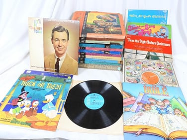 Huge LOT OF 20 LP Albums/sets including Mister Rogers