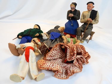 LOT of 6 Vintage Dolls