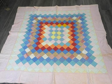 Patchwork quilt 69" x 71"