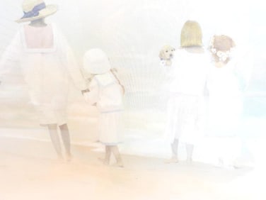 Betsy Cameron Together Again custom framed print in 18" x 24" frame