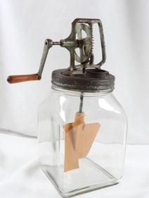 Vintage Hand Crank Butter Churn