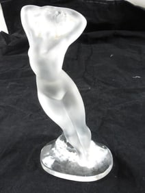 LALIQUE 11908 Dancer Crystal Figuring Statue Sculpture Frosted
