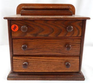 Vintage Wooden 3-Drawer Doll Dresser