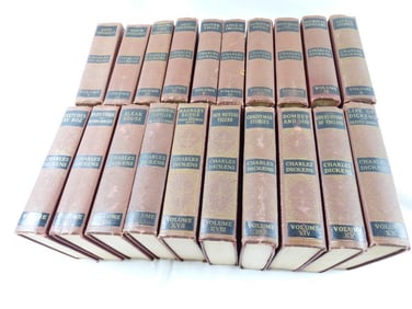 LOT OF 20 hardcover Charles Dickson books
