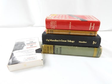 LOT OF 5:  4 hardcover books and "The Greatest Secrets of Success" vhs