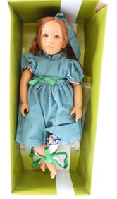 Authentic Annette Himstedt 24" doll with Certificate of Authenticity and in box