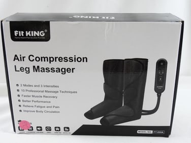Fit King Air Compression Leg Massager Model #FT-009A