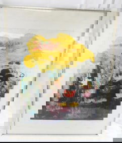 DISNEY Mickey and Friends framed lithograph signed art copyright '78