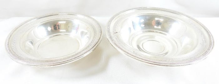 LOT OF 2 sterling silver bowls including Kenilworth, total 568.0 grams