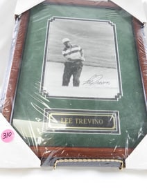 Framed Signed Photo of Lee Trevino with Certificate of Authenticity