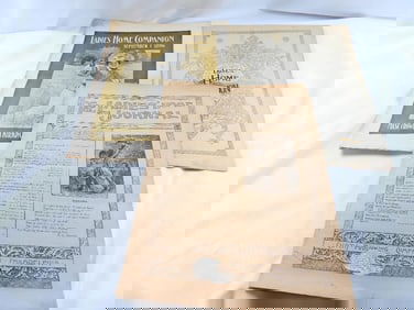 LOT OF 3 Antique Ladies Home Companion Journals