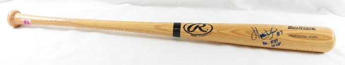 Rawlings Big Stick professional model autographed Kevin Mitchell #7 NL. 1989 MVP