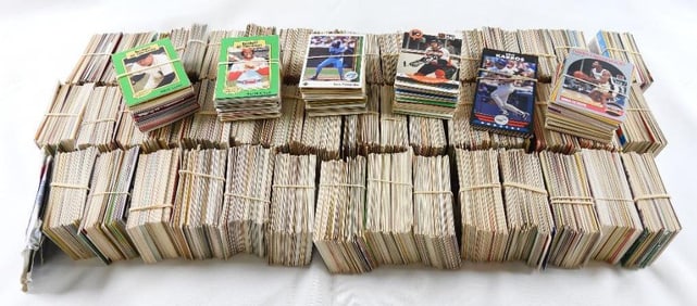 LOT OF 5,000+ sports cards: baseball, football, basketball, hockey, unchecked