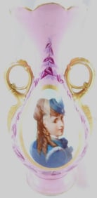 C S & Z Bavaria Portrait vase