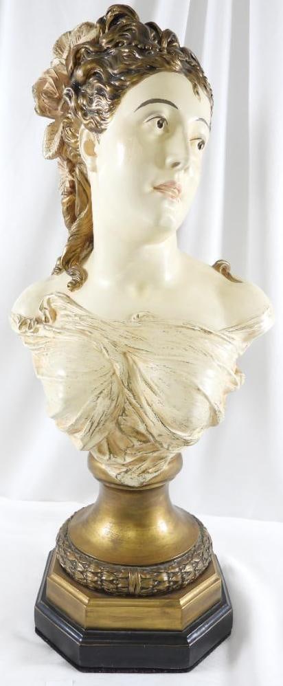 J.B. Hirsch Lady Bust, heavy: J.B. Hirsch Lady Bust, heavy, 26.5"T x 12"L x 8"W