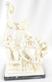 Vintage G. Ruggeri Laocoonte porcelain figurine