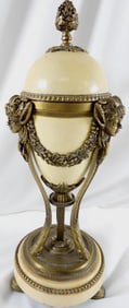 Louis XVI-style heavy cassolette/decorative urn