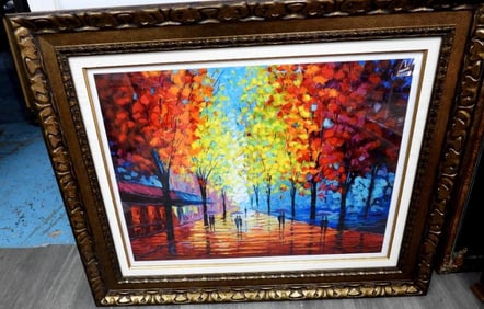 Slava Ilyayev signed art, 235/650 in 33.5" x 41.5" frame, includes CoA