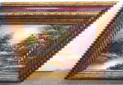 T. Jack signed oil painting landscape, framed