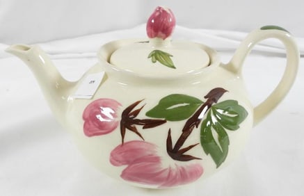 Vintage Continental Kilns "Green Arbor" or "Arbor Musical Box" Teapot