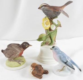 LOT OF 4 birds: Boehm and Bavaria