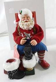 POSSIBLE DREAMS CLOTHTIQUE New Boots Santa NIB