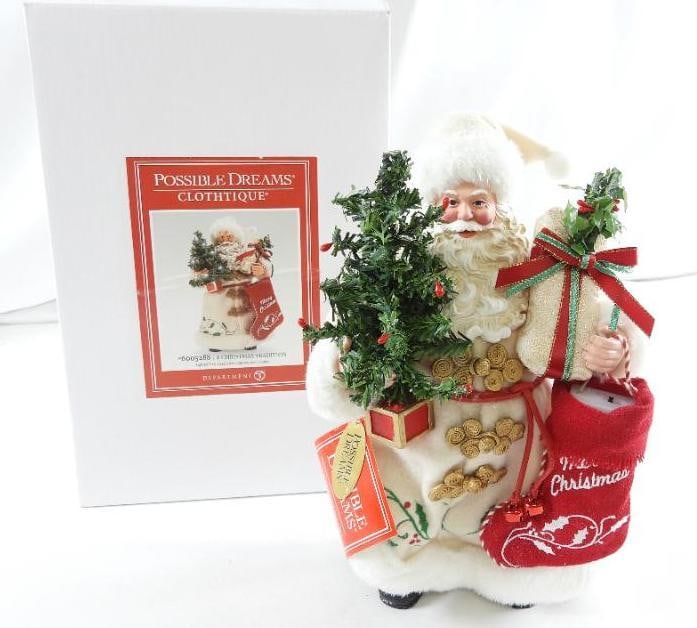 POSSIBLE DREAMS CLOTHTIQUE A Christmas Tradition Santa white coat (1 of 5)