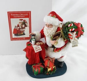POSSIBLE DREAMS CLOTHTIQUE Cat Burglar Santa NIB