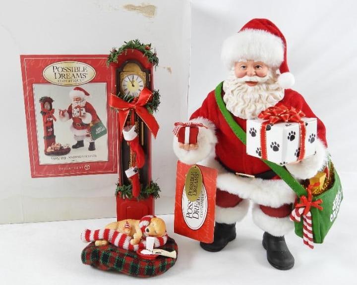 POSSIBLE DREAMS CLOTHTIQUE Waiting for Santa 2pc NIB (1 of 5)
