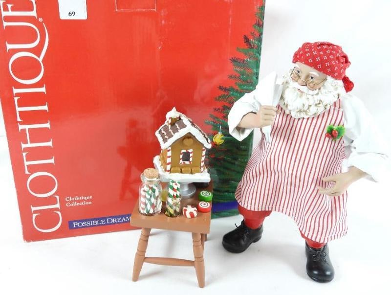 POSSIBLE DREAMS CLOTHTIQUE Gingerbread Architect Santa 2 pc. (1 of 8)