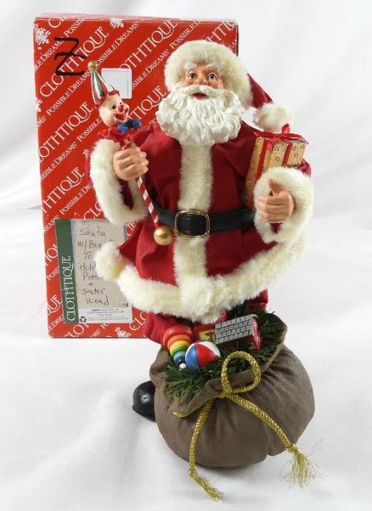 POSSIBLE DREAMS CLOTHTIQUE Santa with bag of toys (1 of 7)