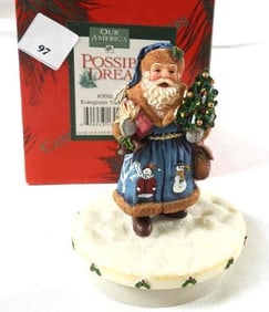 POSSIBLE DREAMS Evergreen Traveler Candle topper