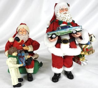 LOT OF 2 POSSIBLE DREAMS CLOTHTIQUE Santas