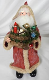 VINTAGE KURT ADLER Santa with basket of toys