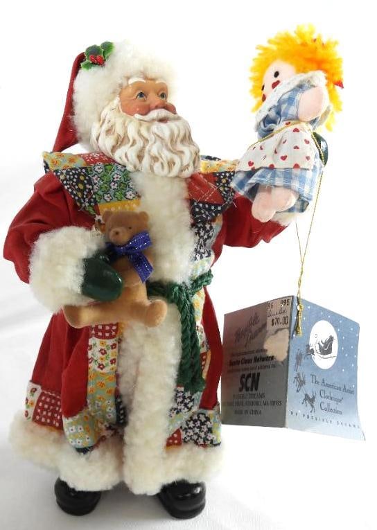 POSSIBLE DREAMS CLOTHTIQUE Patchwork Santa #15039 (1 of 4)