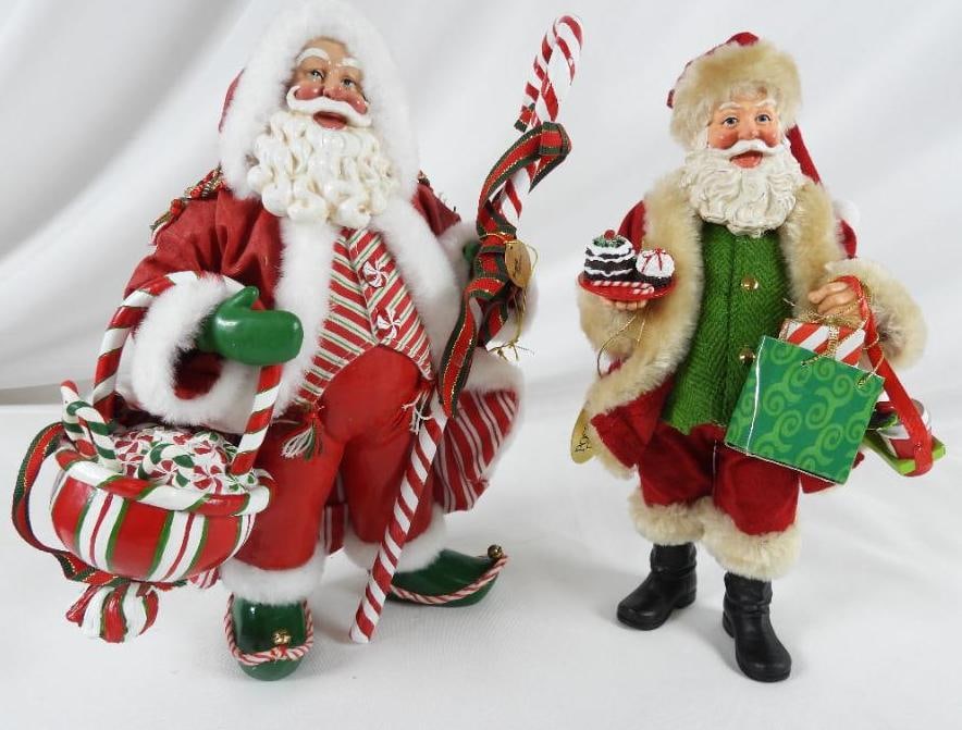 LOT OF 2 POSSIBLE DREAMS CLOTHTIQUE Santas (1 of 4)