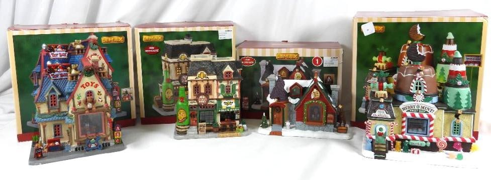 LOT OF 4 LEMAX displays incl. Santa's Snack Shack (1 of 6)