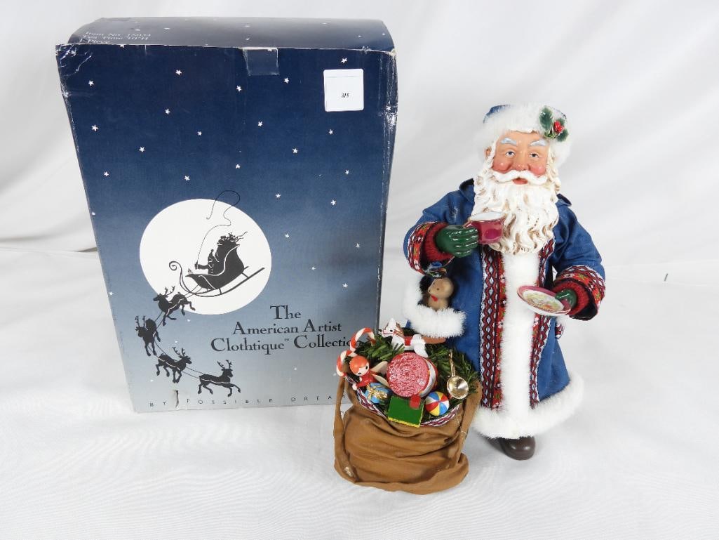POSSIBLE DREAMS CLOTHTIQUE Santa in original box (1 of 1)