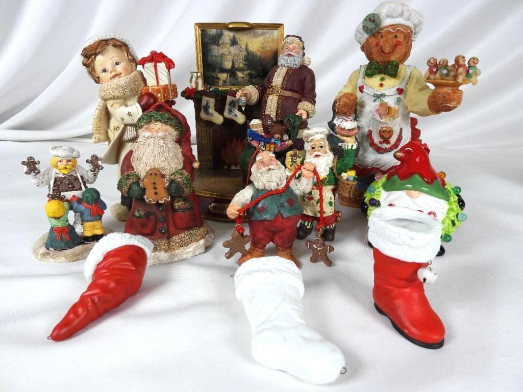 LOT OF 11: THOMAS KINKADE A6761 and holiday items (1 of 3)